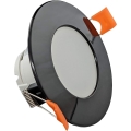 LED Kúpeľňové podhľadové svietidlo BONO LED/8W/230V 3000K IP65 čierna