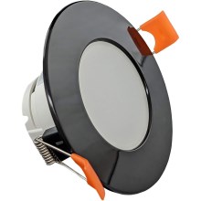 LED Kúpeľňové podhľadové svietidlo BONO LED/8W/230V 4000K IP65 čierna