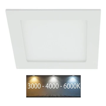 LED Kúpeľňové podhľadové svietidlo LED/12W/230V 3000/4000/6000K IP44