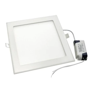 LED Kúpeľňové podhľadové svietidlo RIKI-V LED/18W/230V 225x225 mm IP40