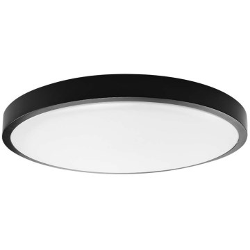 LED Kúpeľňové stropné svietidlo LED/24W/230V IP44 4000K pr. 29 cm čierna