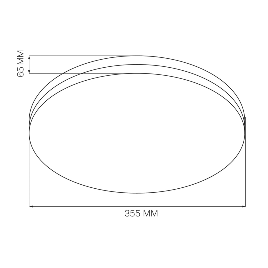 LED Kúpeľňové stropné svietidlo MOON LED/18W/230V chróm IP44