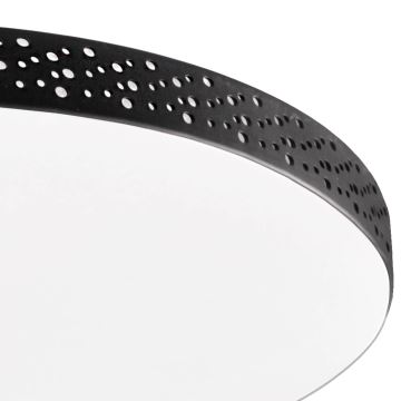 LED Kúpeľňové stropné svietidlo MOON LED/18W/230V čierna IP44