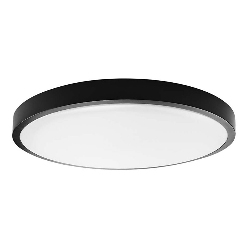 LED Kúpeľňové stropné svietidlo SAMSUNG CHIP LED/24W/230V IP44 6500K pr. 29 cm čierna