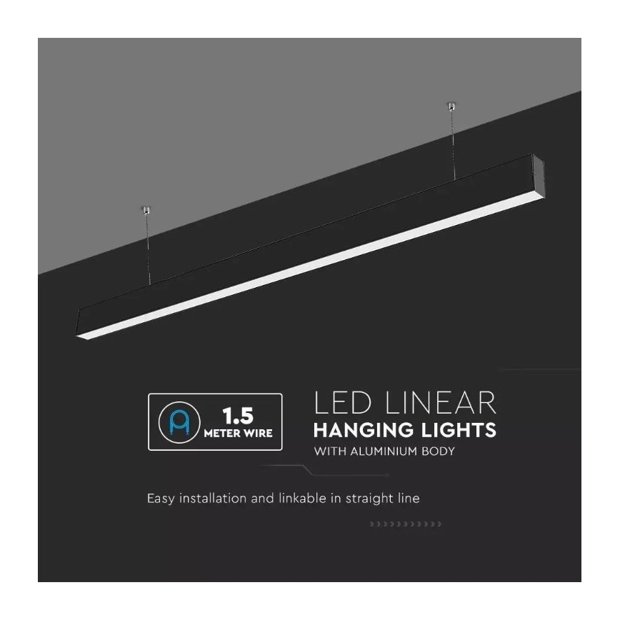 LED Luster na lanku SAMSUNG CHIP LED/40W/230V 3000K/4000K/6400K