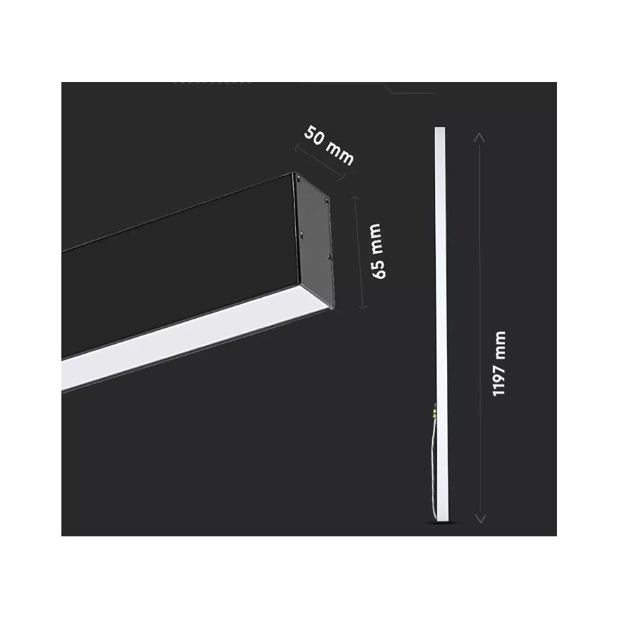 LED Luster na lanku SAMSUNG CHIP LED/40W/230V 3000K/4000K/6400K