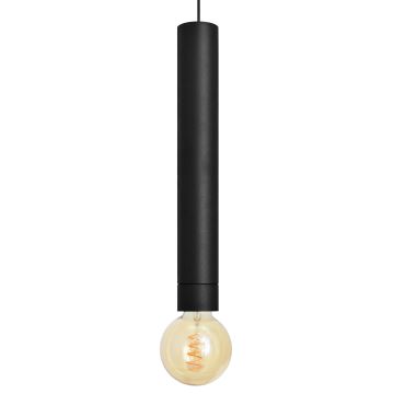 LED Luster na lanku TUBA 1xGU10/20W/230V čierna