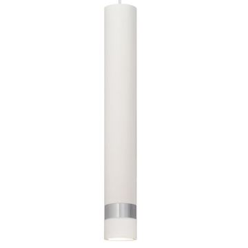 LED Luster na lanku TUBA 3xGU10/6,5W/230V biela/lesklý chróm