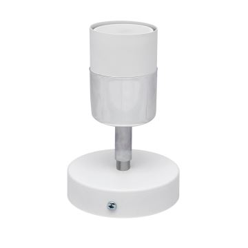 LED Nástenné bodové svietidlo TUBSSON 1xGU10/6,5W/230V biela/lesklý chróm