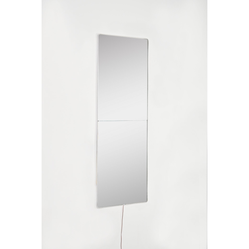 LED Nástenné zrkadlo s podsvietením RECTANGULAR 80x20 cm biela