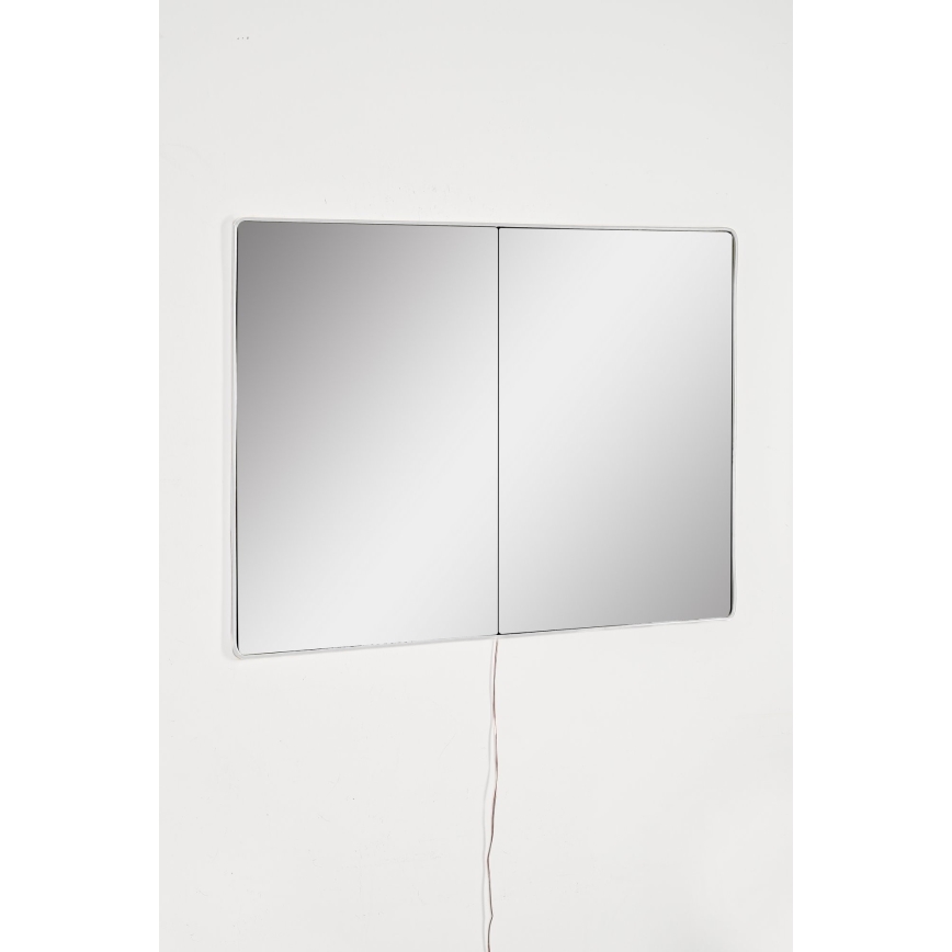 LED Nástenné zrkadlo s podsvietením RECTANGULAR 80x60 cm biela