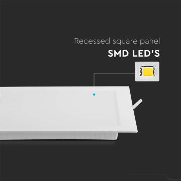 LED Podhľadové svietidlo LED/12W/230V 3000K