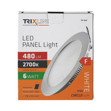 LED Podhľadové svietidlo ROUND LED/6W/230V 2700K