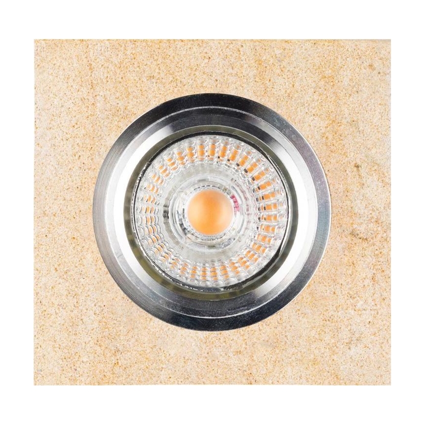 LED Podhľadové svietidlo VITAR 1xGU10/5W/230V CRI 90 pieskovec – FSC certifikované