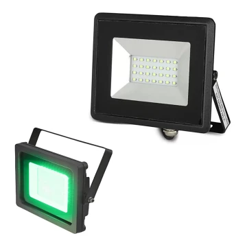 LED Reflektor LED/20W/230V IP65 zelené svetlo