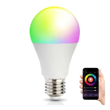 LED RGB Inteligentná stmievateľná žiarovka E27/14W/230V 2700-6500K Wi-Fi Tuya