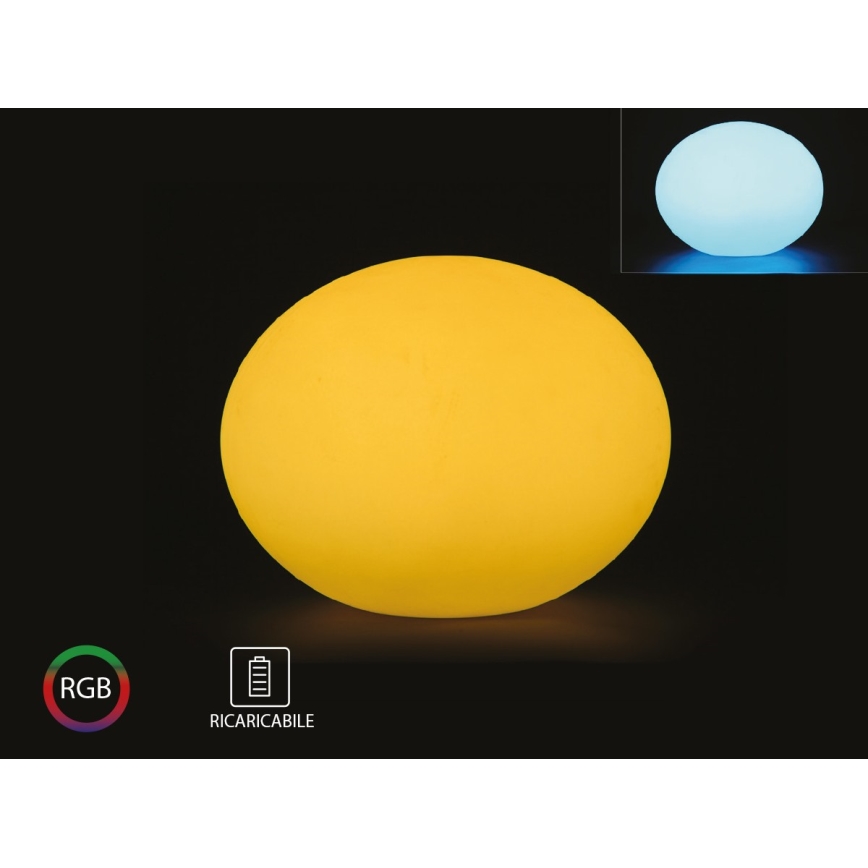 LED RGB Stmievateľná vonkajšia lampa LED/1W/230V 20cm IP67 + DO