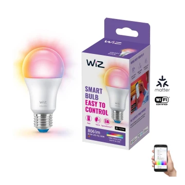 LED RGB Stmievateľná žiarovka A60 E27/8,5W/230V 2200-6500K Wi-Fi - WiZ