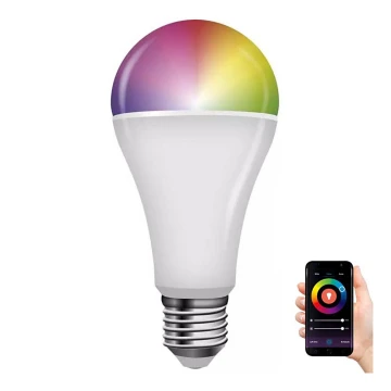 LED RGB Stmievateľná žiarovka GoSmart A65 E27/14W/230V 2700-6500K Tuya