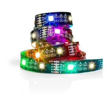 LED RGB Stmievateľný pásik SmartLife 2,4m LED/4W/5V