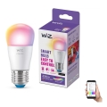 LED RGBW Stmievateľná žiarovka P45 E27/4,9W/230V 2200-6500K CRI 90 Wi-Fi - WiZ