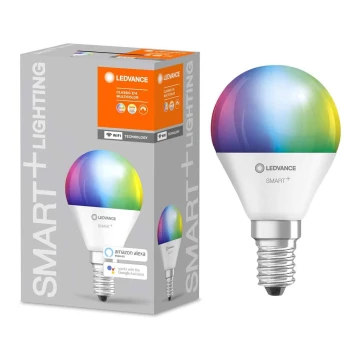 LED RGBW Stmievateľná žiarovka SMART+ E14/5W/230V 2700K-6500K Wi-Fi - Ledvance