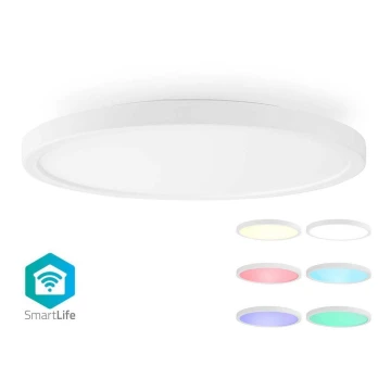 LED RGBW Stmievateľné stropné svietidlo SmartLife LED/18W/230V 2700-6500K Wi-Fi Tuya