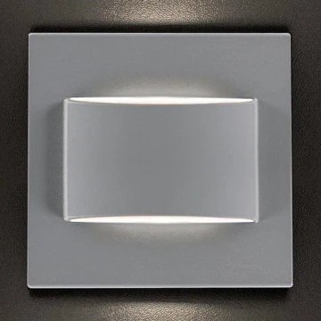 LED Schodiskové svietidlo ERINUS LED/1,5W/12V 4000K šedá