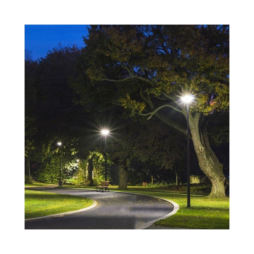 LED Solárna pouličná lampa so senzorom LED/10W/3,2V IP65 4000K + diaľkové ovládanie