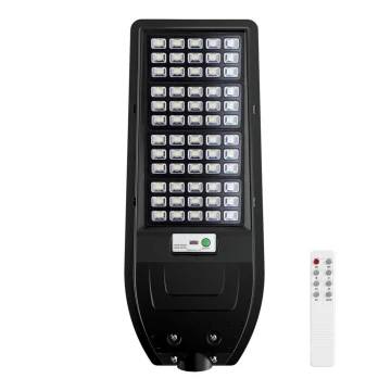 LED Solárna pouličná lampa VIA 150W/15000 mAh 3,2V 6000K IP65 + diaľkové ovládanie