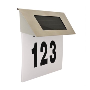 LED Solárne domové číslo 1,2V IP44