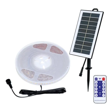 LED Solárny pásik 3,7V 2400mAh 5m IP65