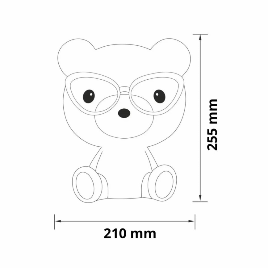 LED Stmievateľná detská dotyková lampa BIBI LED/2,5W/3,7V 1200 mAh