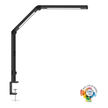 LED Stmievateľná dotyková flexibilní stolná lampa LED/12W/230V 3000/4000/5000/6500K CRI 92 čierna