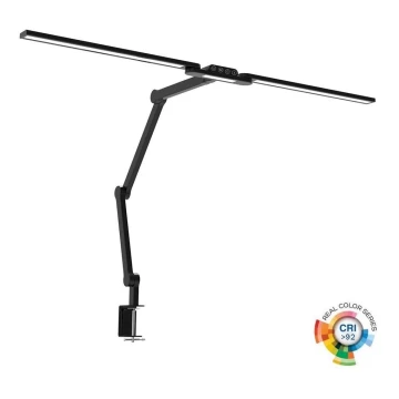 LED Stmievateľná dotyková flexibilní stolná lampa LED/24W/230V 3000-6500K CRI 92 čierna