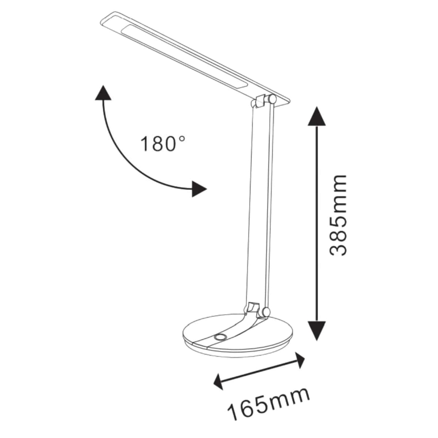 LED Stmievateľná dotyková stolná lampa SERRA LED/8W/230V biela