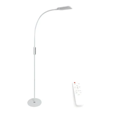 LED Stmievateľná stojacia lampa LED/9W/24V 3000-6500K biela + diaľkové ovládanie