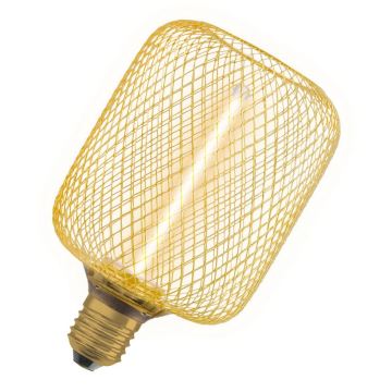 LED Stmievateľná žiarovka DECOR FILAMENT E27/3,5W/230V 1800K zlatá - Osram