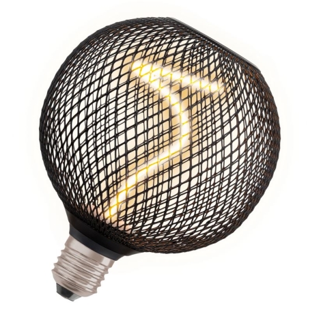 LED Stmievateľná žiarovka DECOR FILAMENT G125 E27/3,5W/230V 1800K čierna - Osram