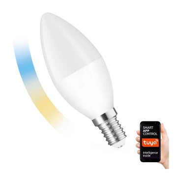 LED Stmievateľná žiarovka E14/5W/230V 2700-6500K Wi-Fi Tuya