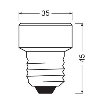 LED Stmievateľná žiarovka E27/3,5W/230V 2700K - Osram