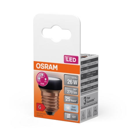 LED Stmievateľná žiarovka E27/3,5W/230V 4000K - Osram