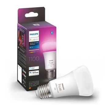 LED Stmievateľná žiarovka Philips Hue White And Color Ambiance A60 E27/9W/230V 2000-6500K
