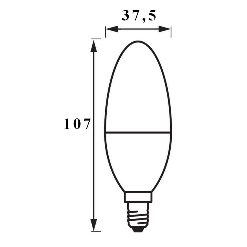 LED Stmievateľná žiarovka SMART+ E14/5W/230V 2700K Wi-Fi - Ledvance