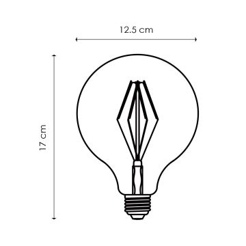 LED Stmievateľná žiarovka VINTAGE EDISON G125 E27/4W/230V 2700K