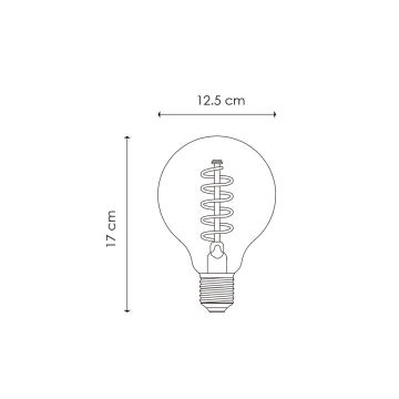LED Stmievateľná žiarovka VINTAGE EDISON G125 E27/4W/230V 2700K