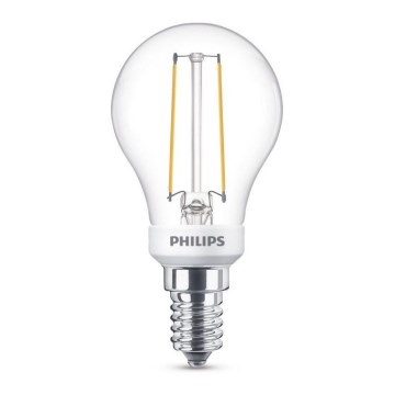 LED Stmievateľná žiarovka VINTAGE Philips P45 E14/2,7W/230V 2700K