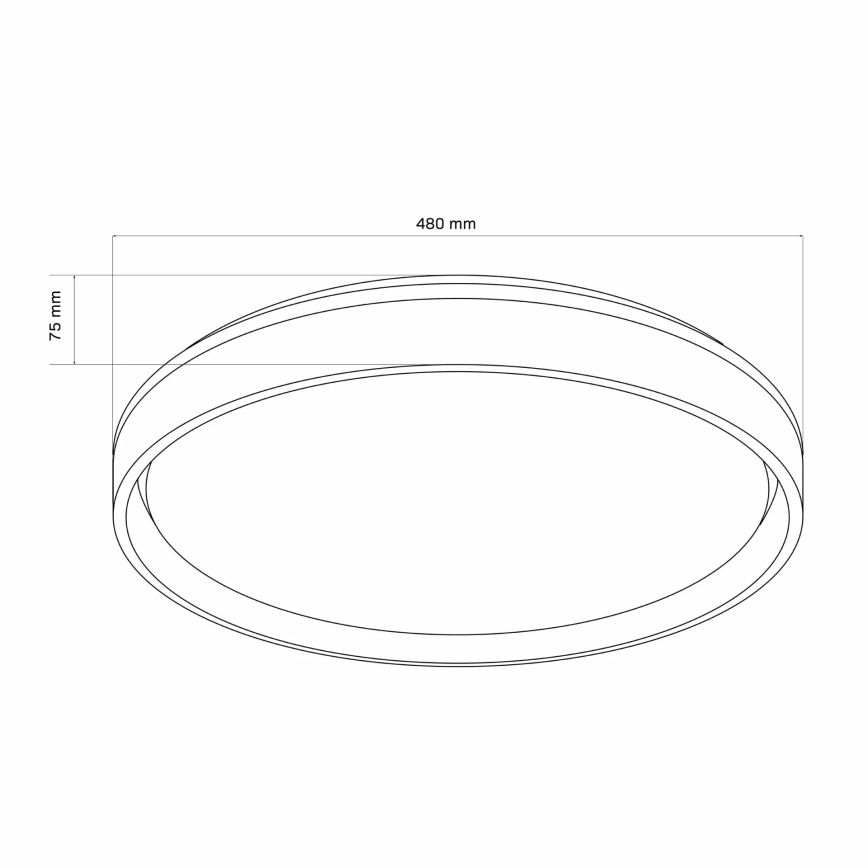 LED Stmievateľné kúpeľňové stropné svietidlo JADWIGA LED/72W/230V 3000-6000K IP44 + diaľkové ovládanie