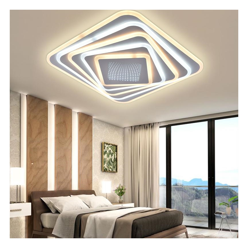 LED Stmievateľné stropné svietidlo LED/150W/230V 3000-6500K + diaľkové ovládanie