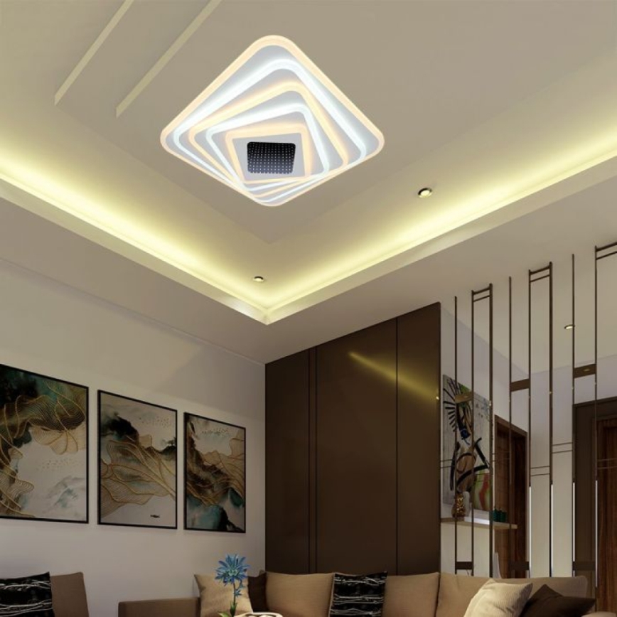 LED Stmievateľné stropné svietidlo LED/150W/230V 3000-6500K + diaľkové ovládanie